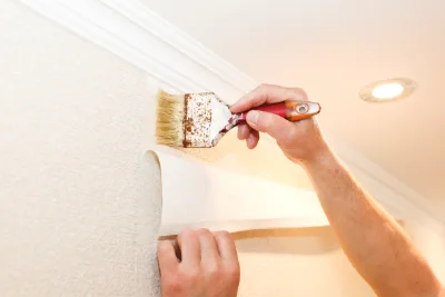 Pose de papier peint à Boissy-l'Aillerie — revêtements muraux et toiles de verre